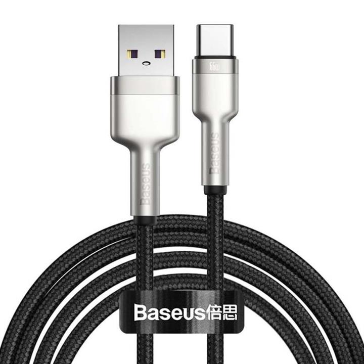 کابل تبدیل USB به USB-C باسئوس مدل Metal Data cable 66W  طول 2 متر